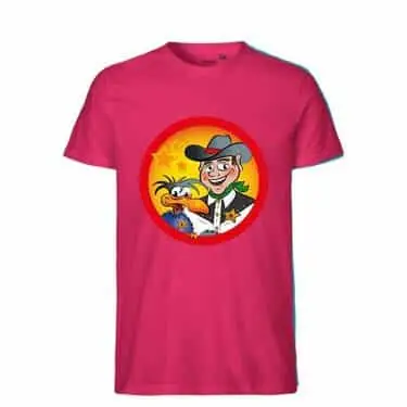 Sherif Haps Kids t-shirt pink rød