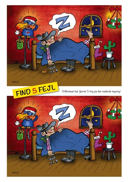 Find 5 fejl - Jul Sherif Haps